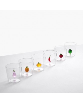 Pahar pentru apa, anghinare, 8 cm, Vegetables - designer Alessandra Baldereschi - ICHENDORF